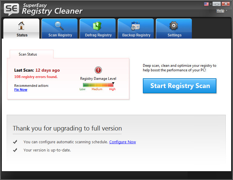 EASY CLEANER REGISTRY easy cleaner registry: